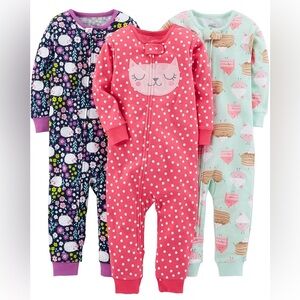 Carter's 3 Pack Cotton Pajama Sleepers | Size 18M